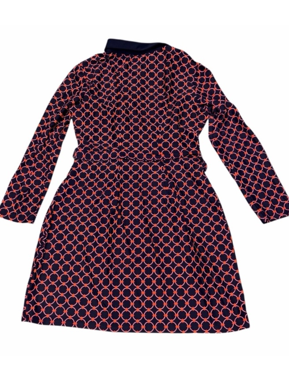 Jude Connally Long Sleeve Tie Waist Printed Dress size XL - Picture 3 of 5